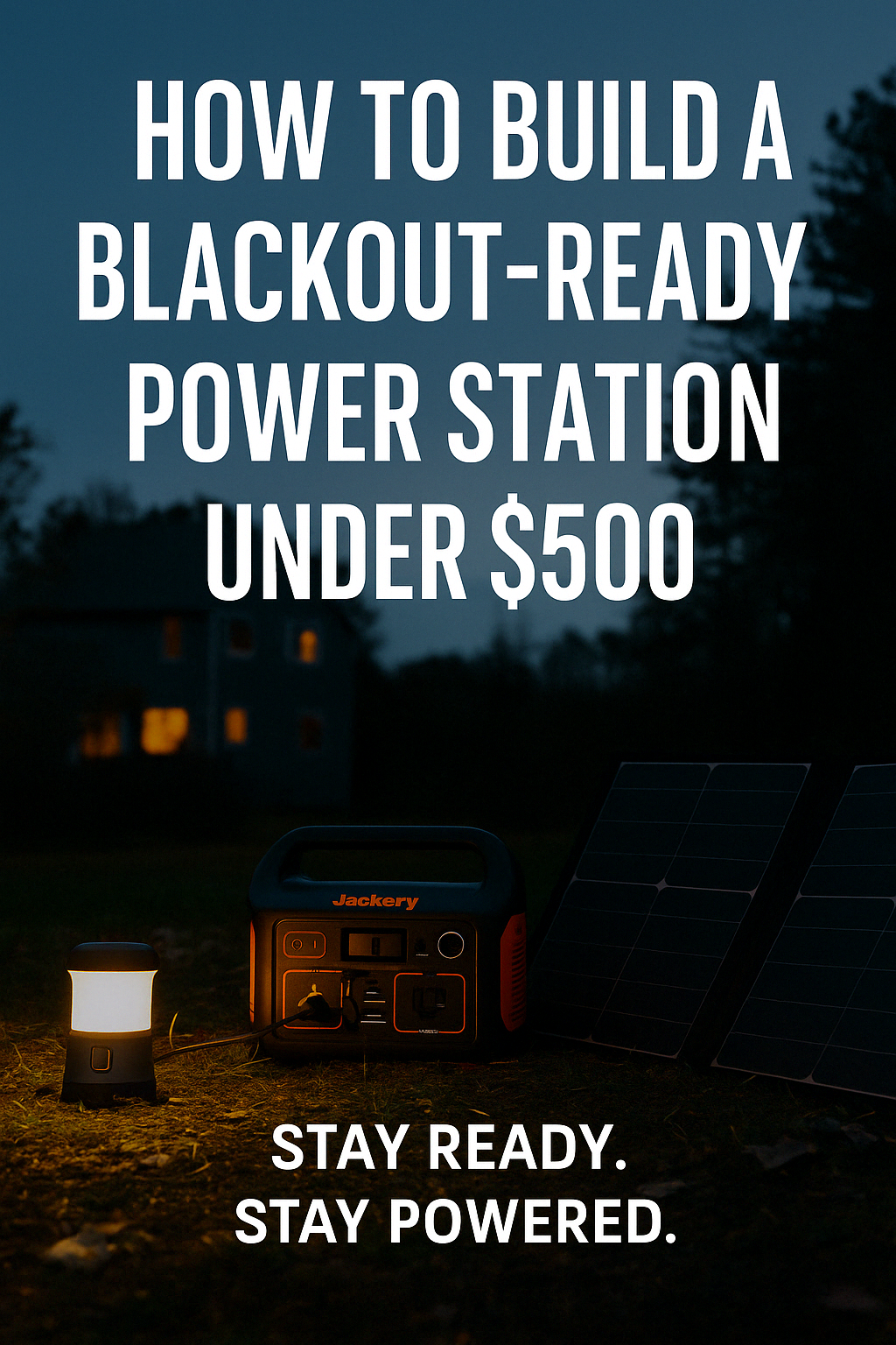 How to Build a Blackout-Ready Power Station Under $300
